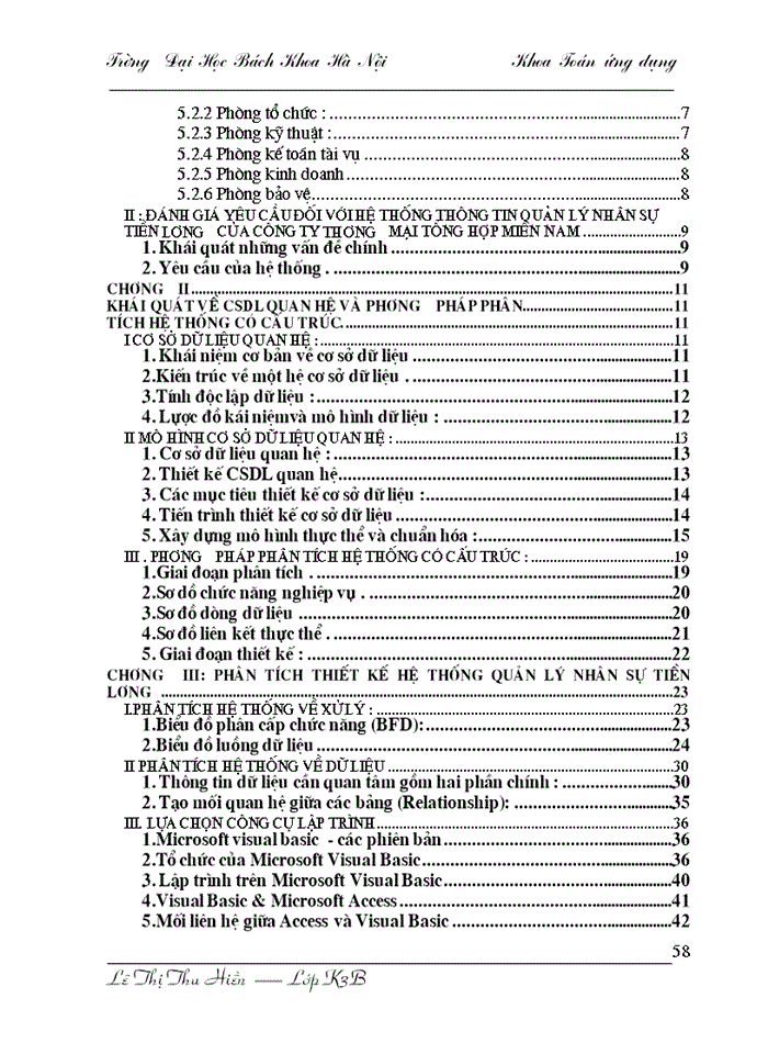 image for page Xây dựng hệ thống quản lý nhân sự và tiền lương tại công ty Thương mại Miền Nam