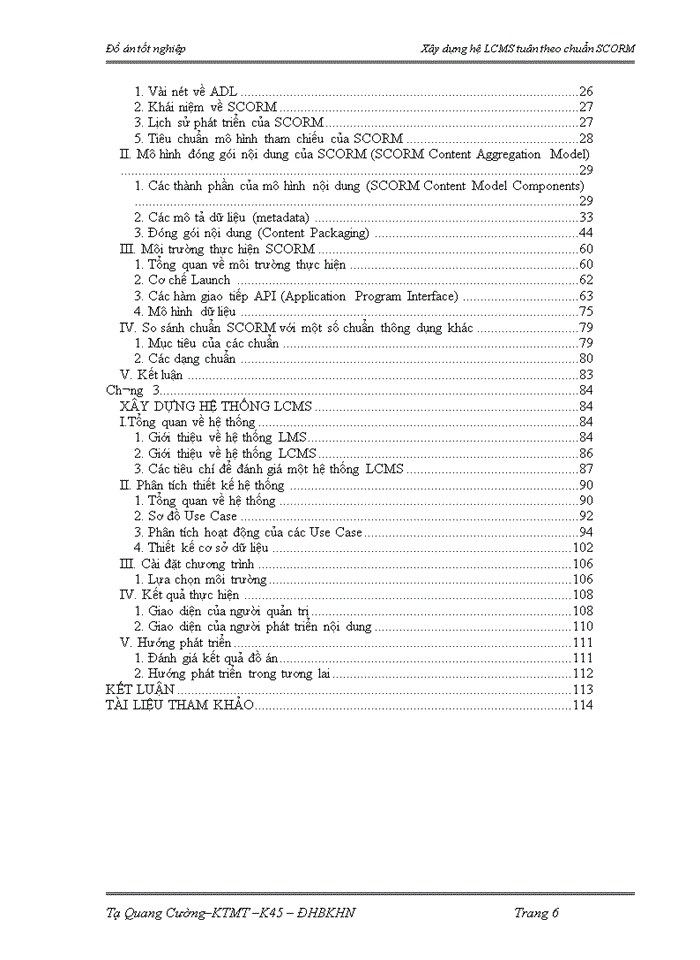 image for page Xây dựng hệ LCMS tuân theo chuẩn SCORM