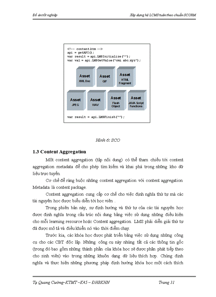 image for page Xây dựng hệ LCMS tuân theo chuẩn SCORM