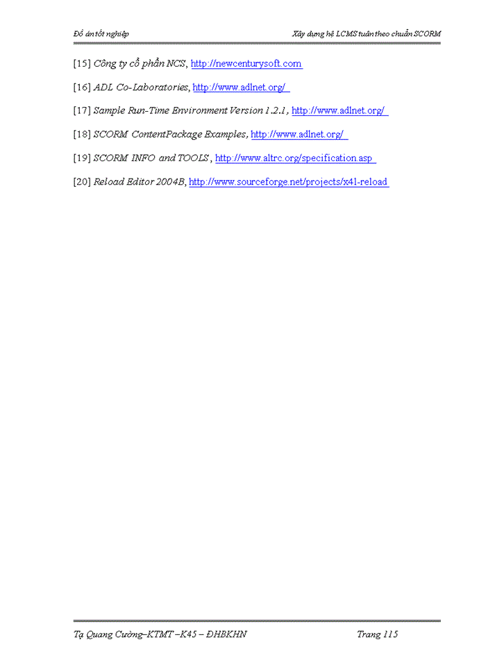 image for page Xây dựng hệ LCMS tuân theo chuẩn SCORM