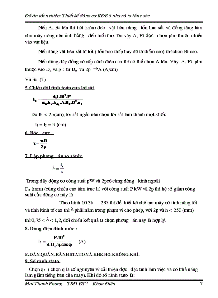 image for page Thiết kế động cơ KĐB 3 pha rô to lồng sóc