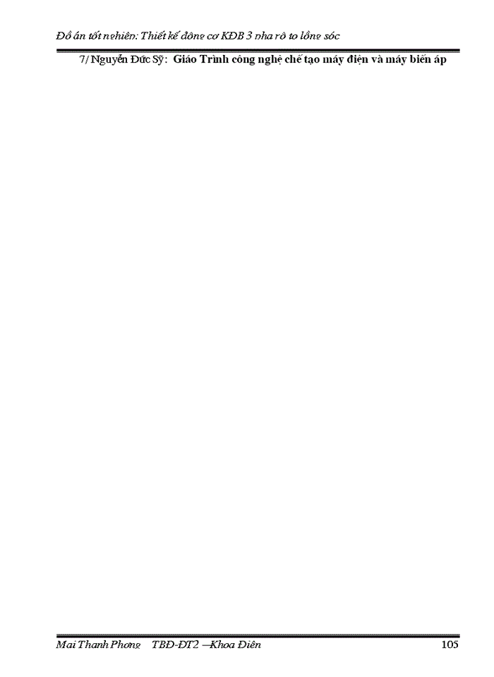 image for page Thiết kế động cơ KĐB 3 pha rô to lồng sóc