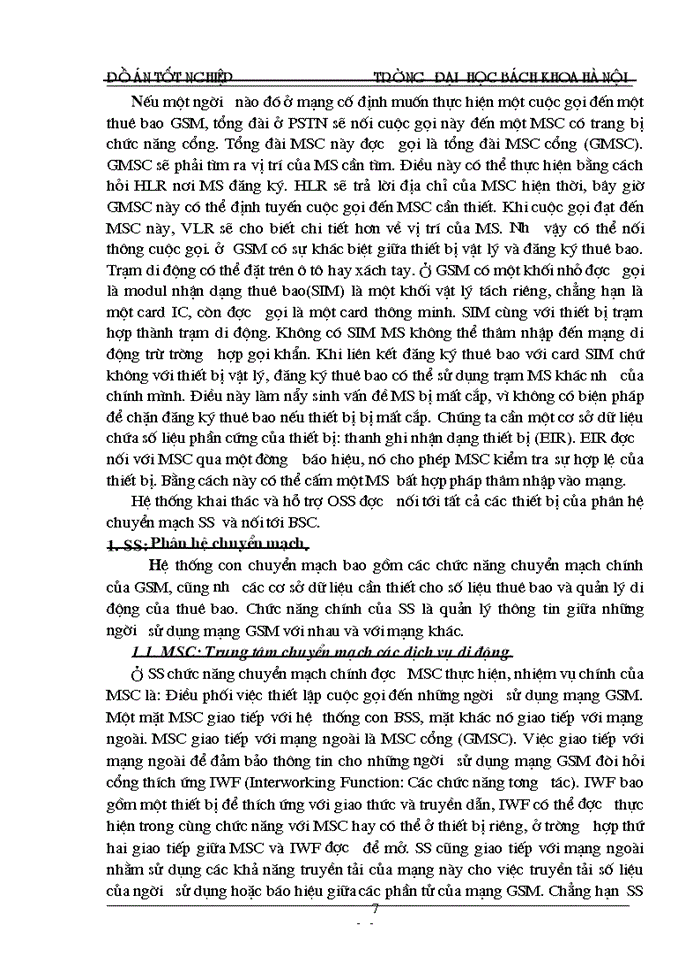 image for page Tổng quan về mạng thông tin di động gsm