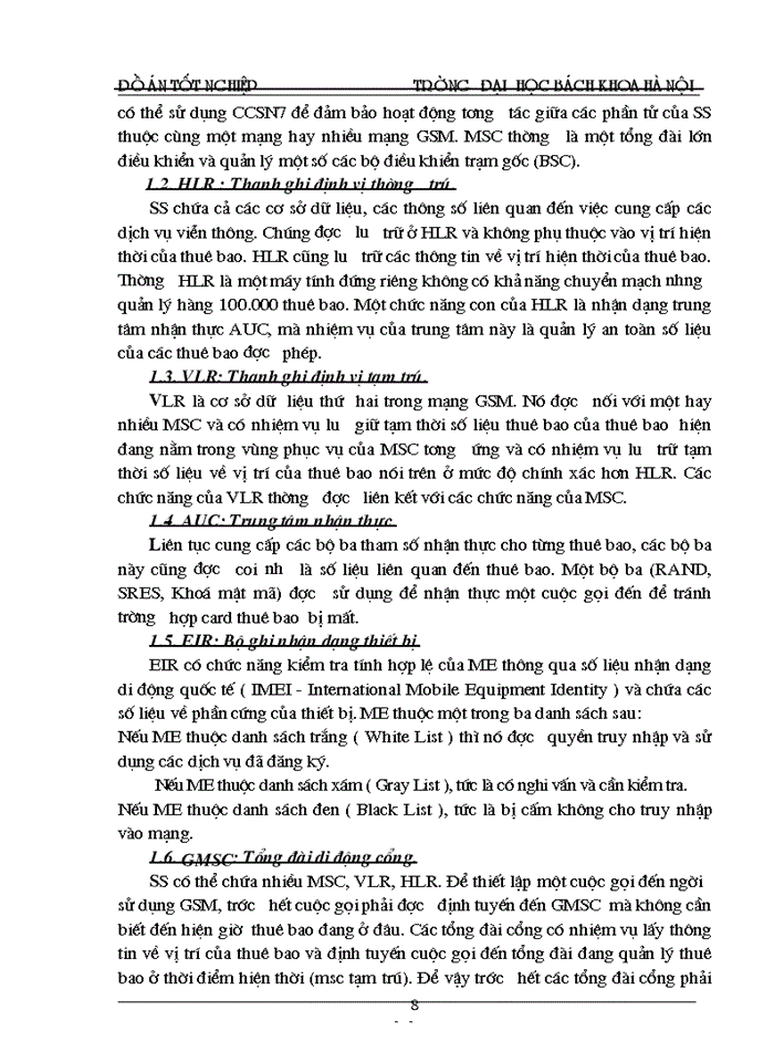 image for page Tổng quan về mạng thông tin di động gsm