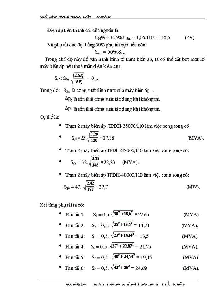 image for page Cân bằng công suất tác dụng và phản  kháng trong hệ thống điện