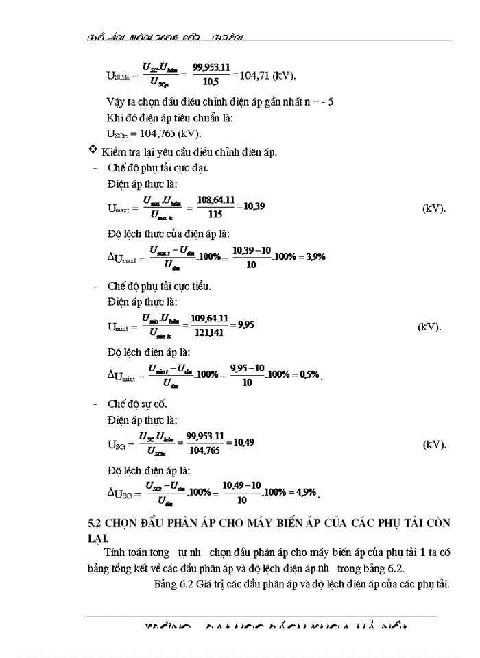 image for page Cân bằng công suất tác dụng và phản  kháng trong hệ thống điện