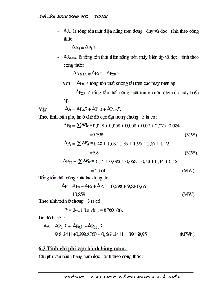 image for page Cân bằng công suất tác dụng và phản  kháng trong hệ thống điện