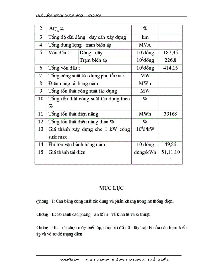 image for page Cân bằng công suất tác dụng và phản  kháng trong hệ thống điện