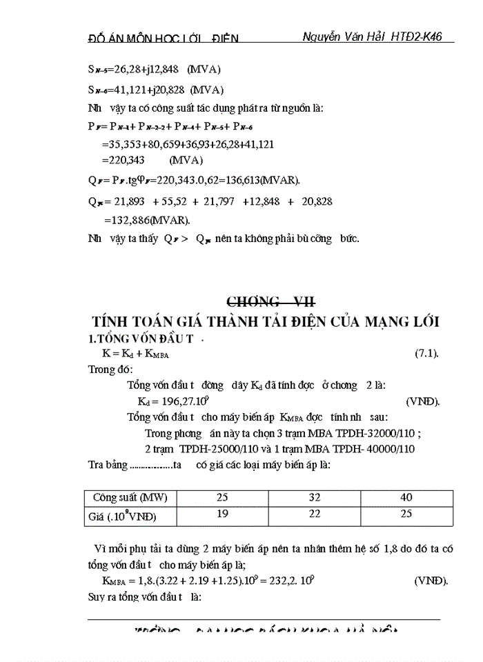 image for page Cân bằng công suất tác dụng và phản kháng trong hệ thống điện
