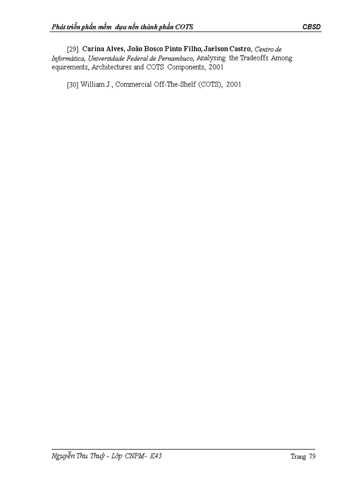 image for page Hoàn thiện giải thuật tìm kiếm và lựa chọn thành phần COTS tối ưu, giảm thiểu dư thừa dữ liệu