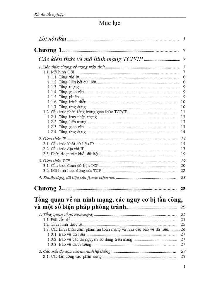 image for page Các kiến thức về mô hình mạng TCP/IP