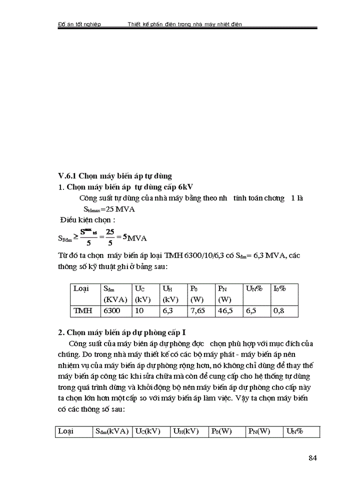 image for page Thiết kế phần điện trong nhà máy nhiệt điện