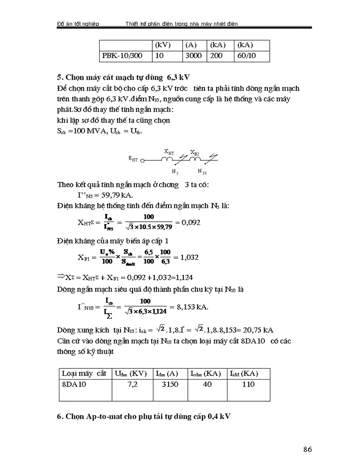 image for page Thiết kế phần điện trong nhà máy nhiệt điện