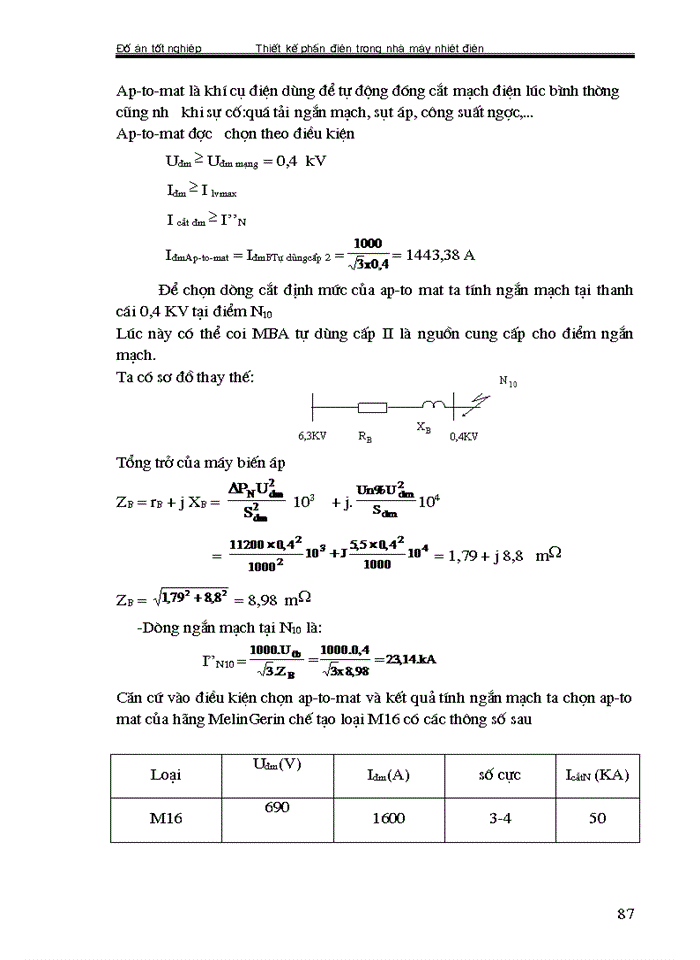 image for page Thiết kế phần điện trong nhà máy nhiệt điện