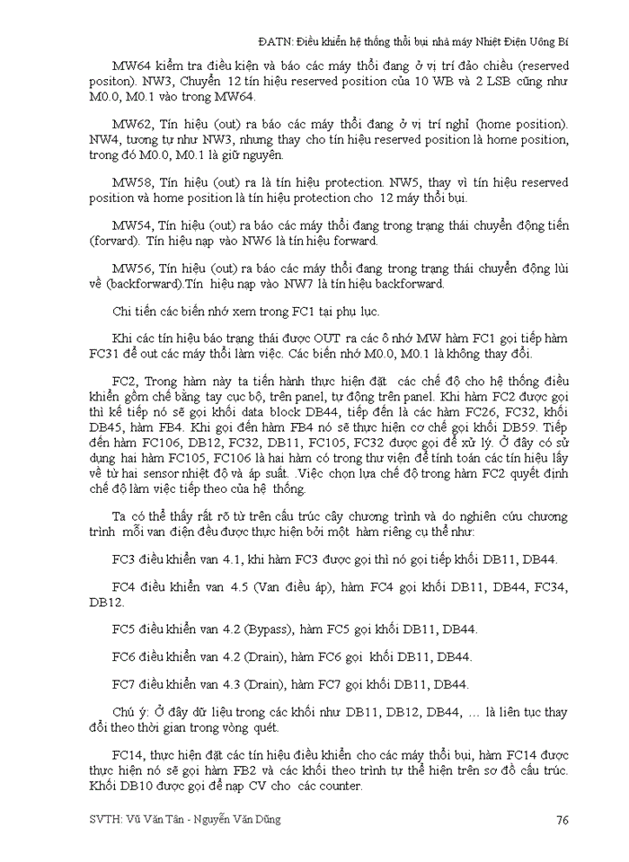 image for page Điều khiển hệ thống thổi bụi nhà máy Nhiệt Điện Uông Bí