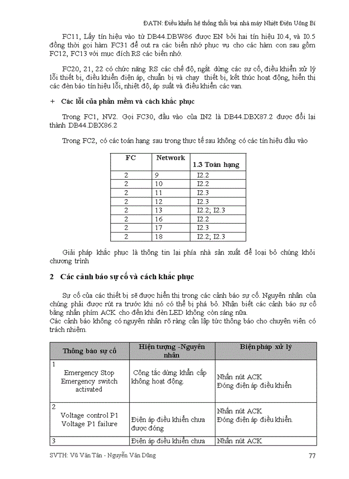 image for page Điều khiển hệ thống thổi bụi nhà máy Nhiệt Điện Uông Bí