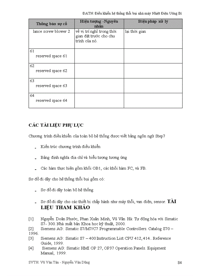 image for page Điều khiển hệ thống thổi bụi nhà máy Nhiệt Điện Uông Bí