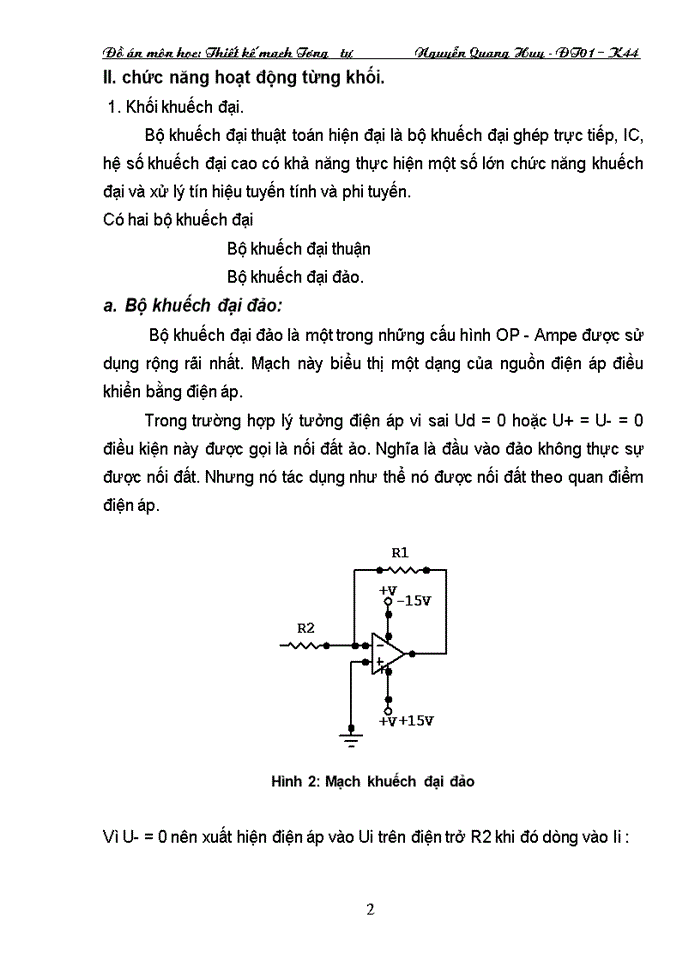 image for page Thiết kế mạch Tương tự