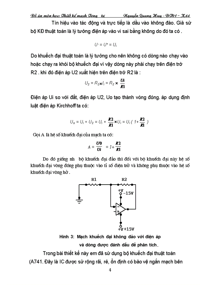 image for page Thiết kế mạch Tương tự