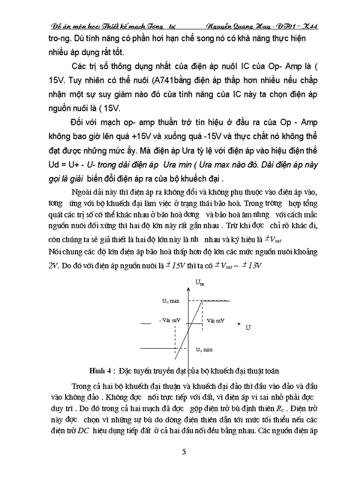 Thiết kế mạch Tương tự