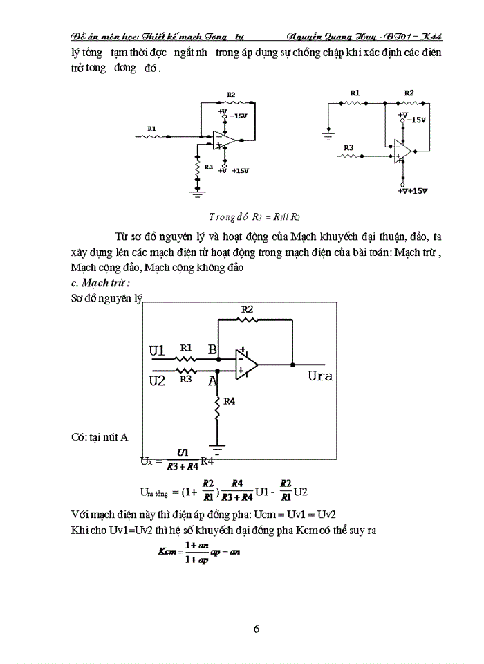 image for page Thiết kế mạch Tương tự