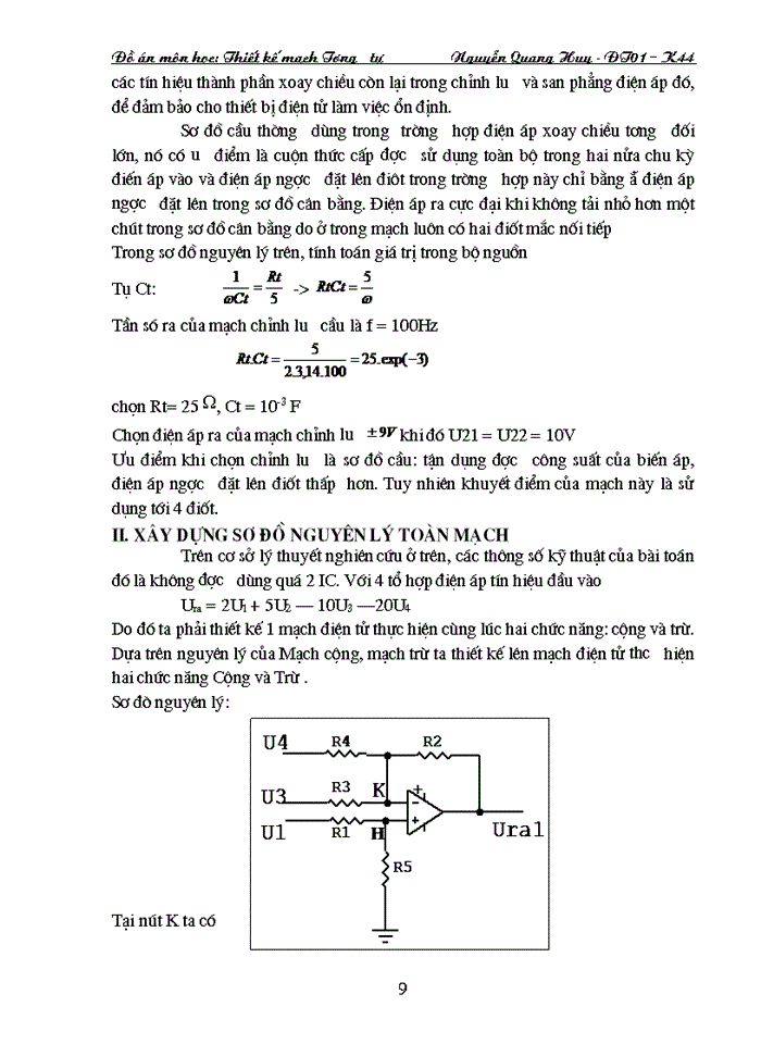 image for page Thiết kế mạch Tương tự