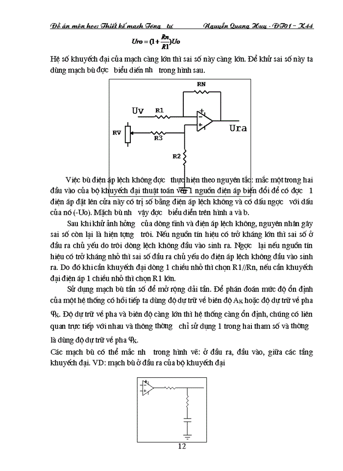 image for page Thiết kế mạch Tương tự