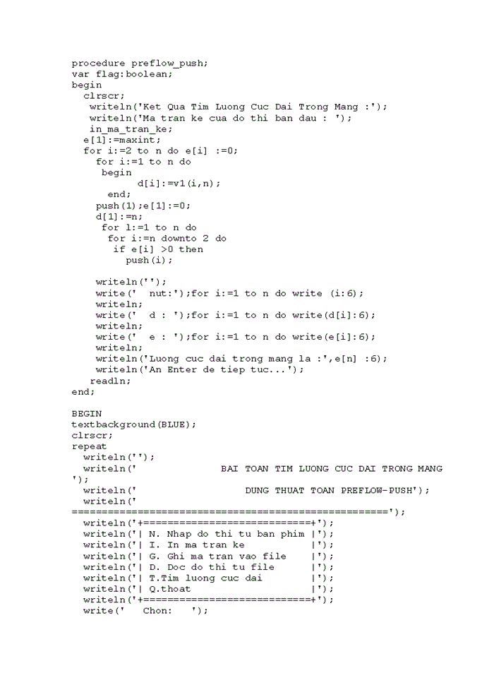 image for page Các thuật toán tìm luồng cực đại trong mạng