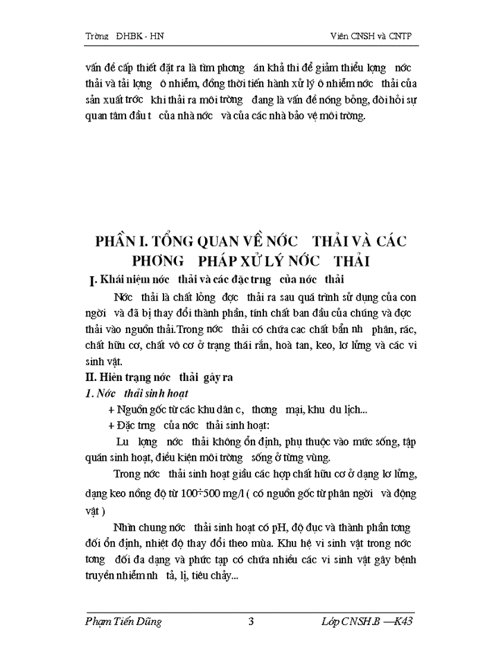 image for page Tổng quan về nước thải và các phương pháp xử lý nước thải