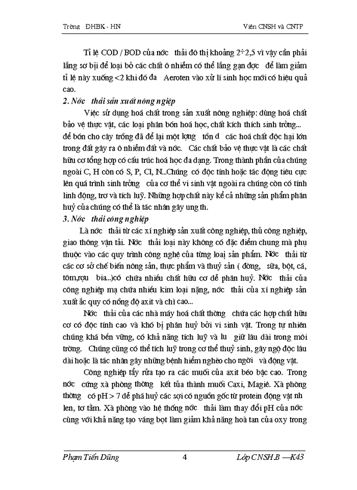 image for page Tổng quan về nước thải và các phương pháp xử lý nước thải