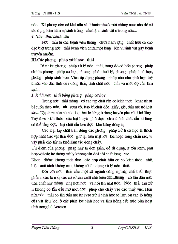 image for page Tổng quan về nước thải và các phương pháp xử lý nước thải