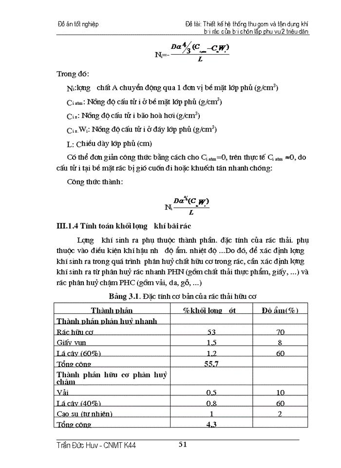 image for page Thiết kế hệ thống thu gom và tận dụng khí bãi rác của bãi chôn lấp phụ vụ 2 triệu dân