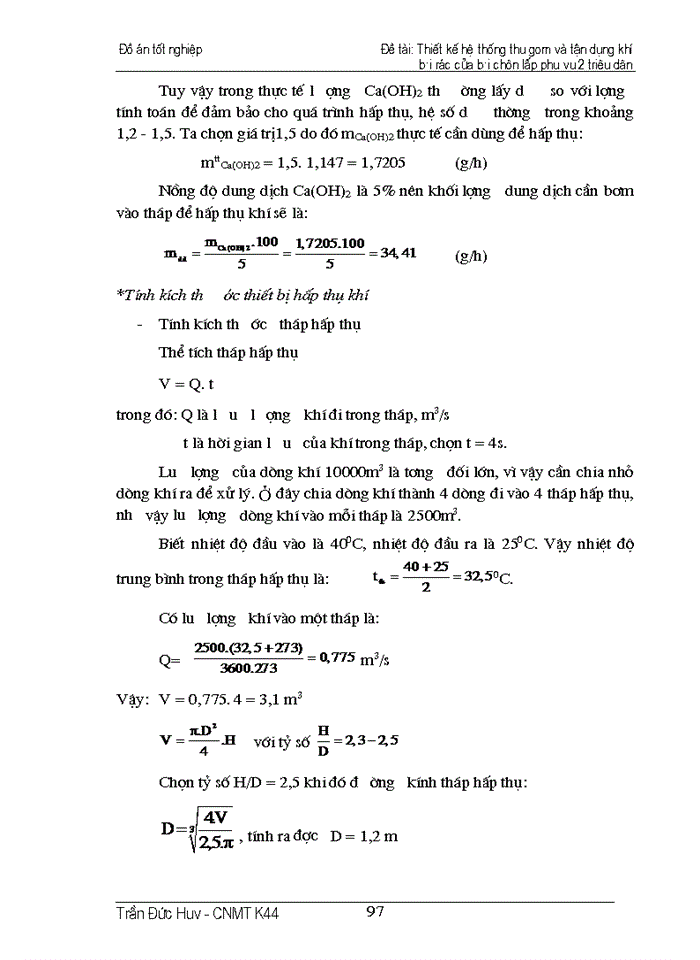 image for page Thiết kế hệ thống thu gom và tận dụng khí bãi rác của bãi chôn lấp phụ vụ 2 triệu dân