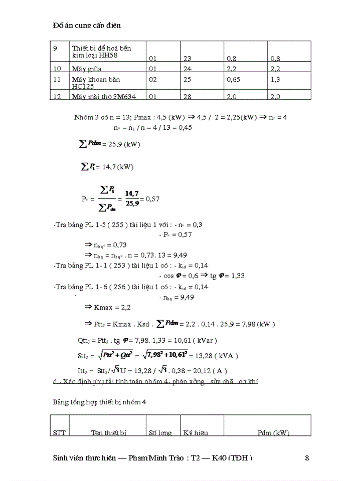 image for page Thiết kế hệ thống cung cấp điện cho nhà máy cơ khí công nghiệp địa phương