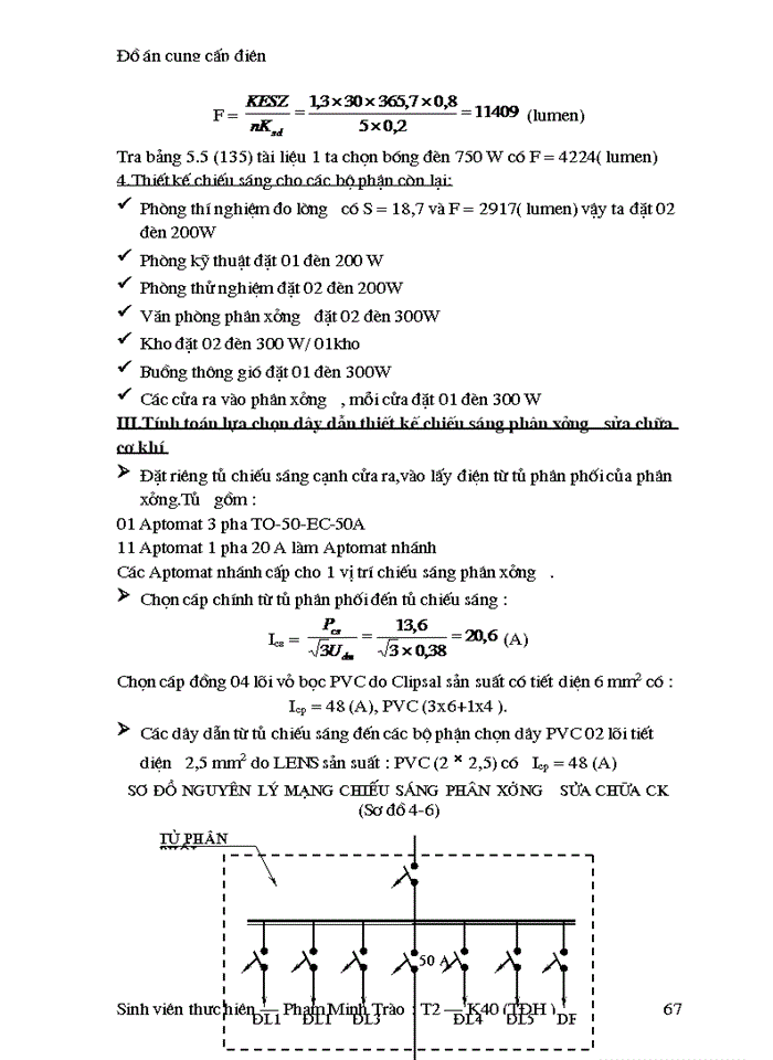 image for page Thiết kế hệ thống cung cấp điện cho nhà máy cơ khí công nghiệp địa phương