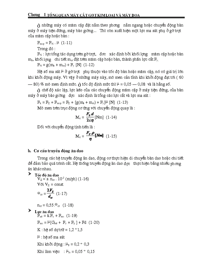 image for page Thiết kế nâng cấp hệ truyền động ăn dao máy doa ngang 2620A của công ty cơ khí Hà Nội