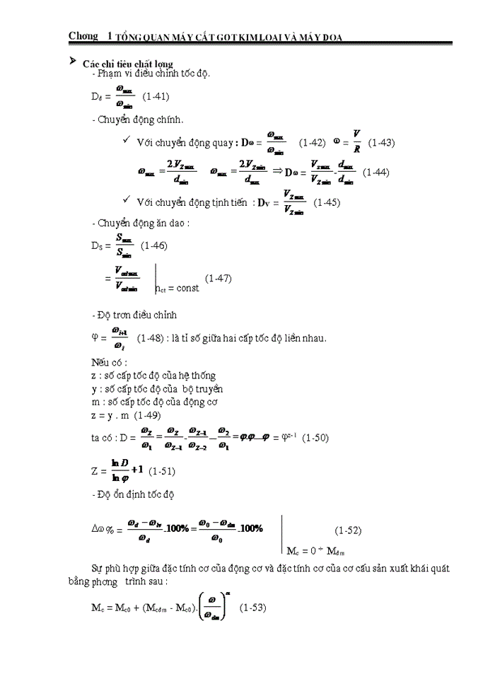 image for page Thiết kế nâng cấp hệ truyền động ăn dao máy doa ngang 2620A của công ty cơ khí Hà Nội