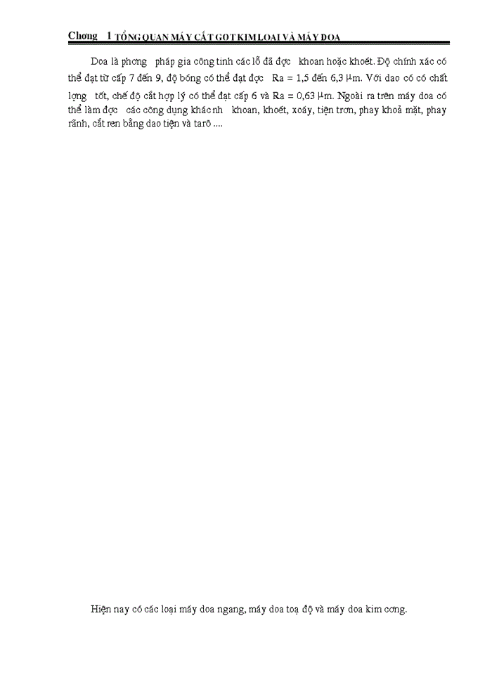 image for page Thiết kế nâng cấp hệ truyền động ăn dao máy doa ngang 2620A của công ty cơ khí Hà Nội