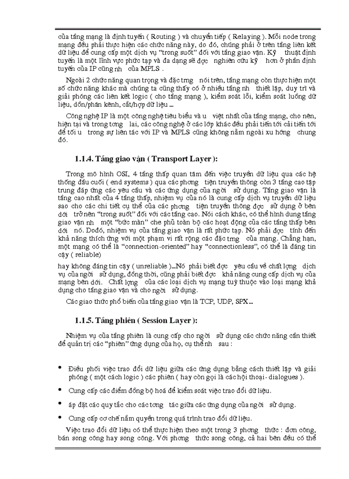 image for page Tổng quan về giao thức internet