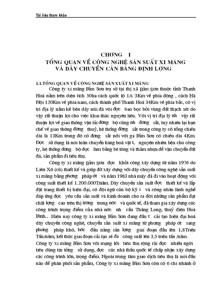 image for page Tổng quan về công nghệ sản suất xi măng và dây chuyền cân băng định lượng