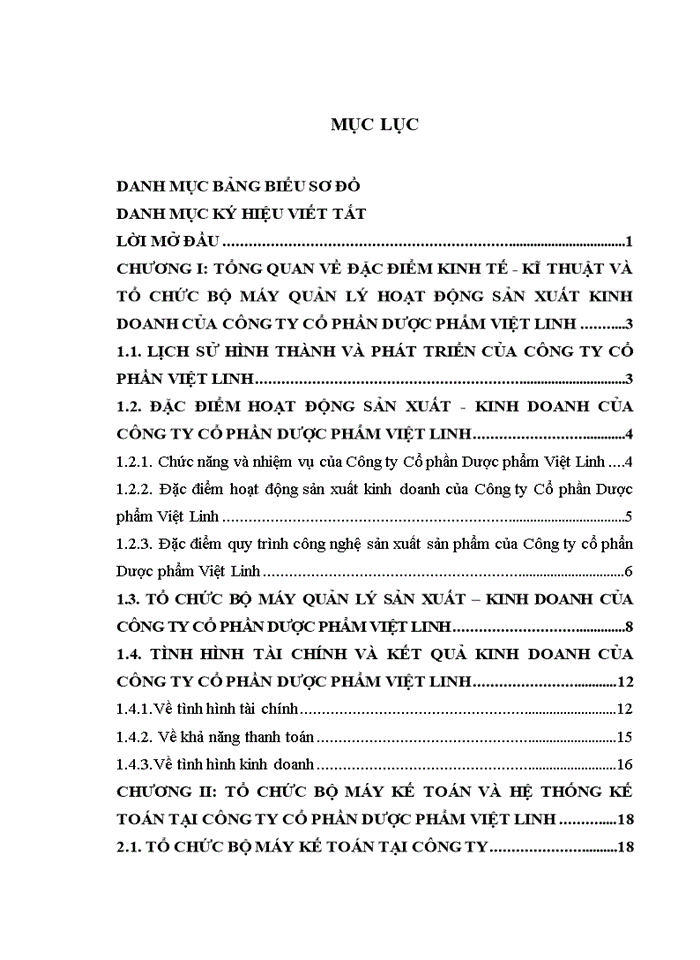image for page Tổ chức bộ máy kế toán và hệ thống kế toán tại công ty cổ phần dược phẩm việt linh