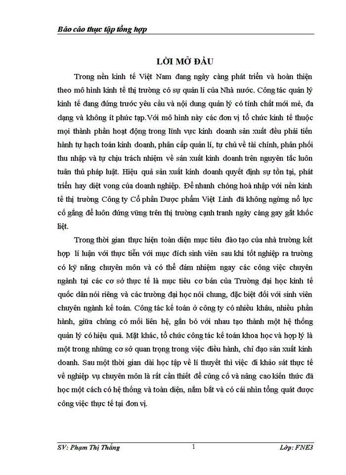 image for page Tổ chức bộ máy kế toán và hệ thống kế toán tại công ty cổ phần dược phẩm việt linh