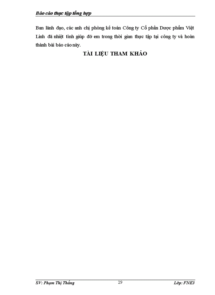 image for page Tổ chức bộ máy kế toán và hệ thống kế toán tại công ty cổ phần dược phẩm việt linh