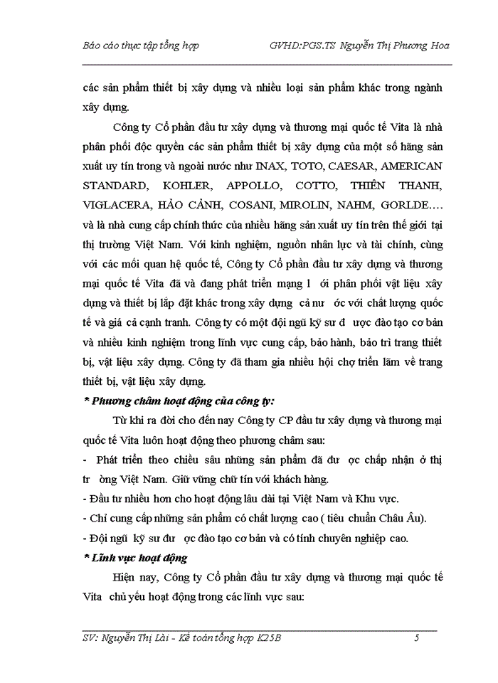 image for page Tổ chức bộ máy kế toán tại công ty Cổ Phần Đầu Tư Xây Dựng và Thương Mại Quốc Tế ViTa