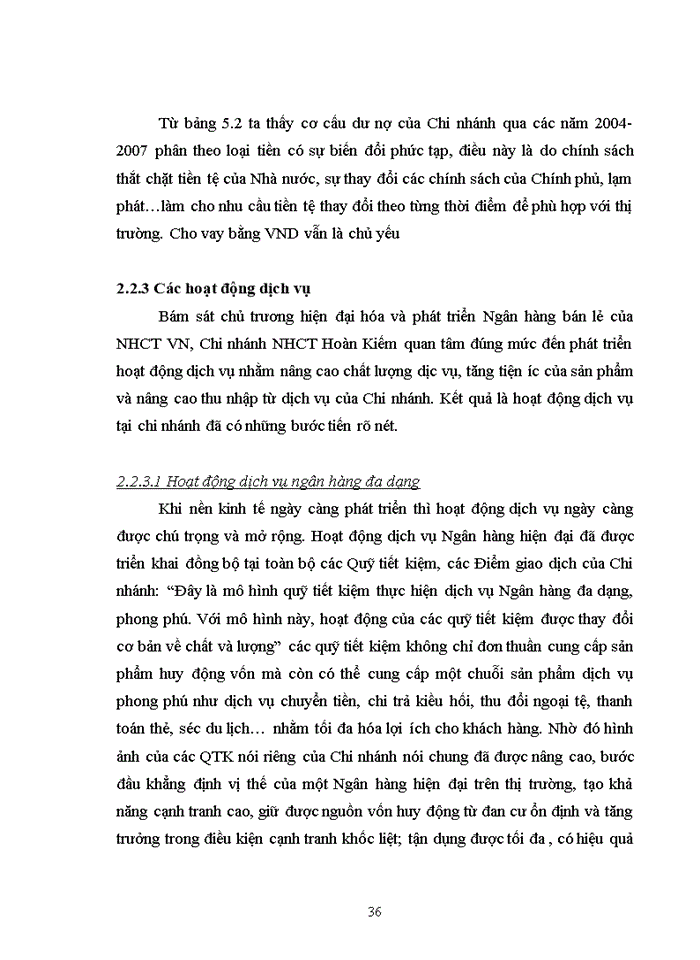 image for page Tình hình hoạt động kinh doanh của Chi nhánh NHCT Hoàn Kiếm trong những năm qua