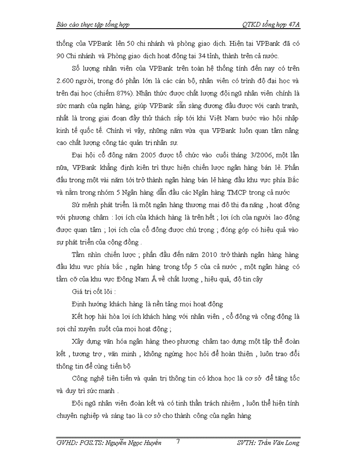 image for page Quá trình hình thành và phát triển của ngân hàng Vpbank – chi nhánh Hà Nội