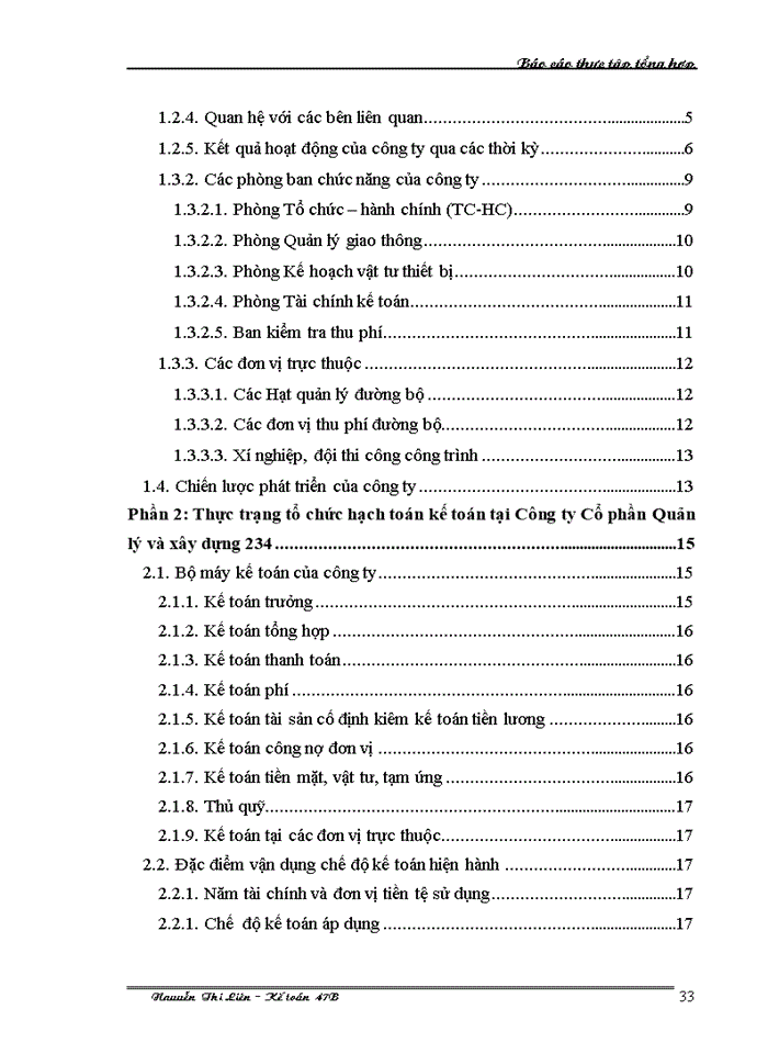 image for page Tổng quan về công ty cổ phần quản lý và xây dựng  đường bộ 234