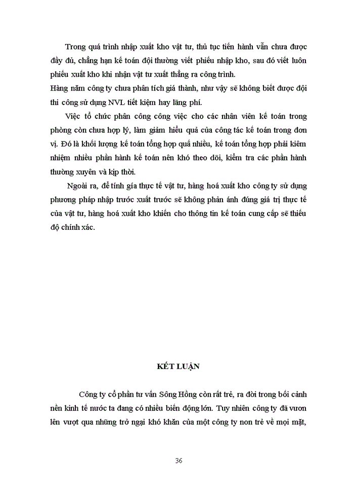 image for page Đặc diểm tổ chức hạnh toán kế toán tại công ty cổ phần tư vấn xây dựng Sông Hồng.