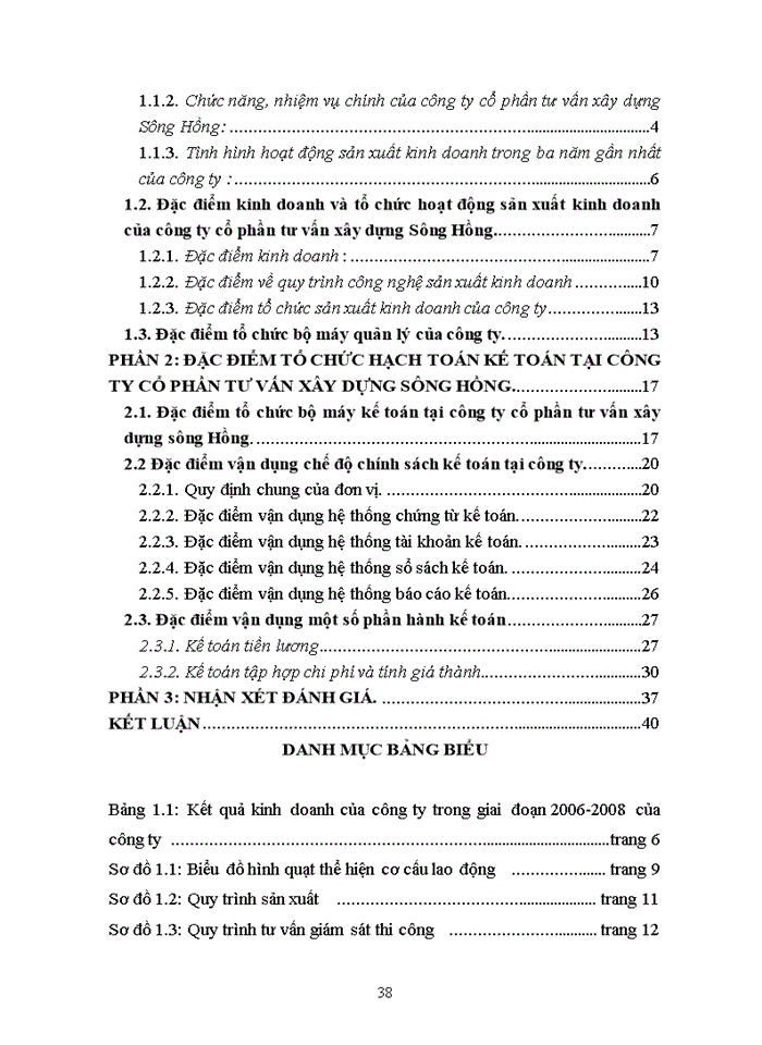 image for page Đặc diểm tổ chức hạnh toán kế toán tại công ty cổ phần tư vấn xây dựng Sông Hồng.