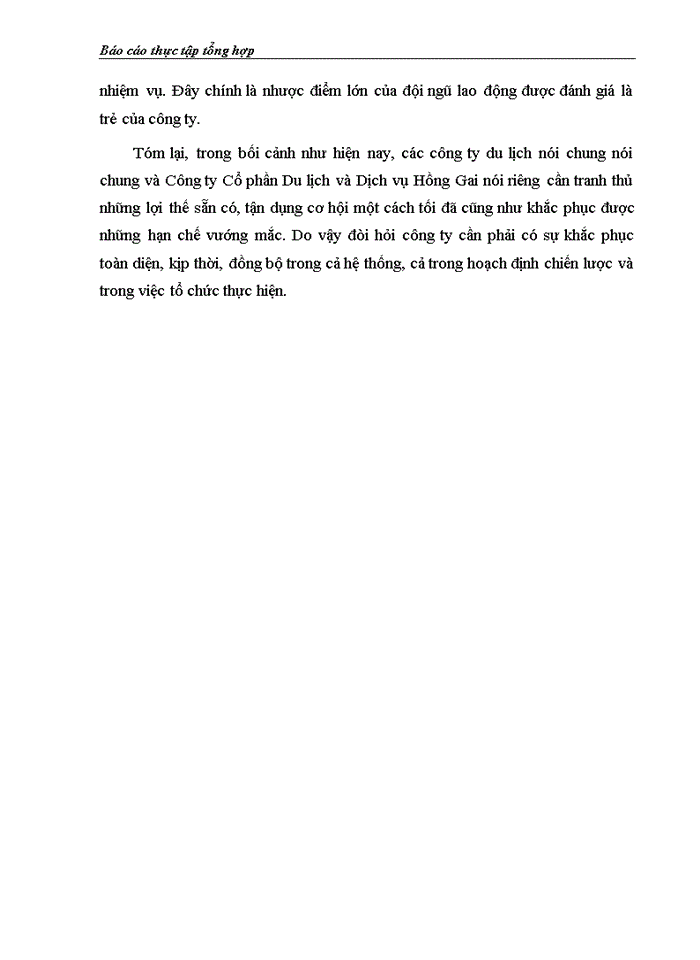 image for page Các lĩnh vực kinh doanh chủ yếu của Công ty Cổ phần Du lịch và Dịch vụ Hồng Gai.